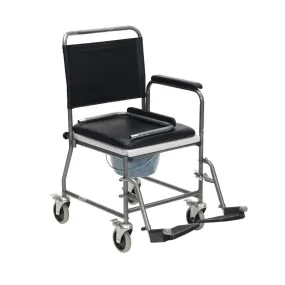 Chaise garde robe à roulettes noir