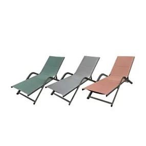 Chaise longue River, avec structure en alu ⋆ Lehner Versand