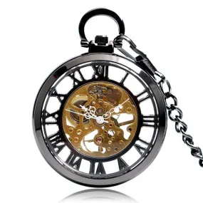 Montre à Gousset Steampunk Transparente