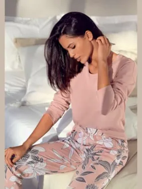 Pantalon de nuit pantalon longueur cheville à imprimé floral